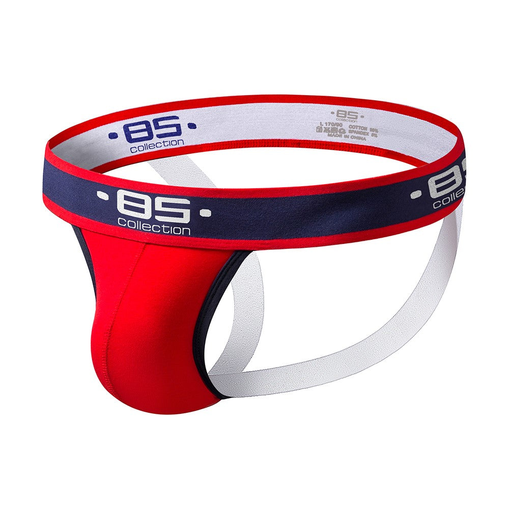 Club Jox 85 Collection Solid Pouch Jockstrap Red - Club X